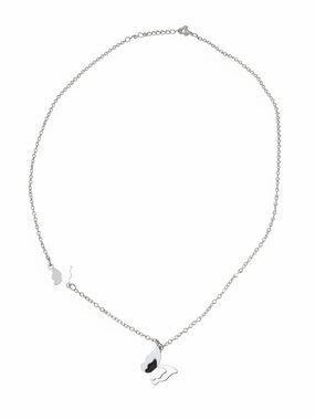 Stainless steel butterfly necklace